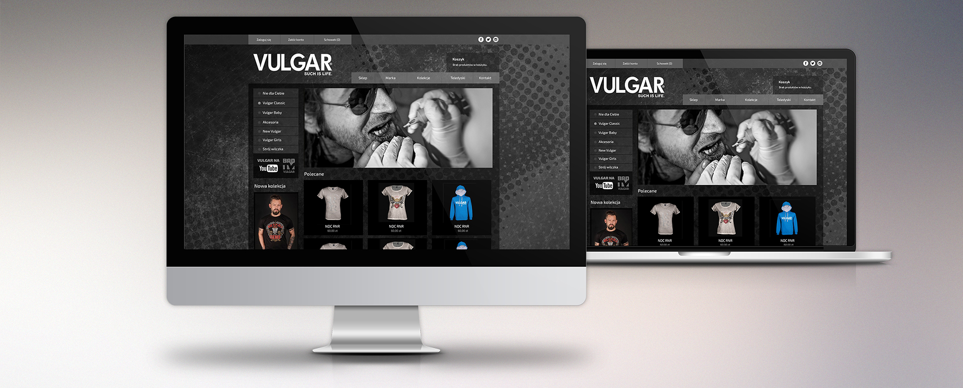 Sklep internetowy z odzieżą marki Vulgar